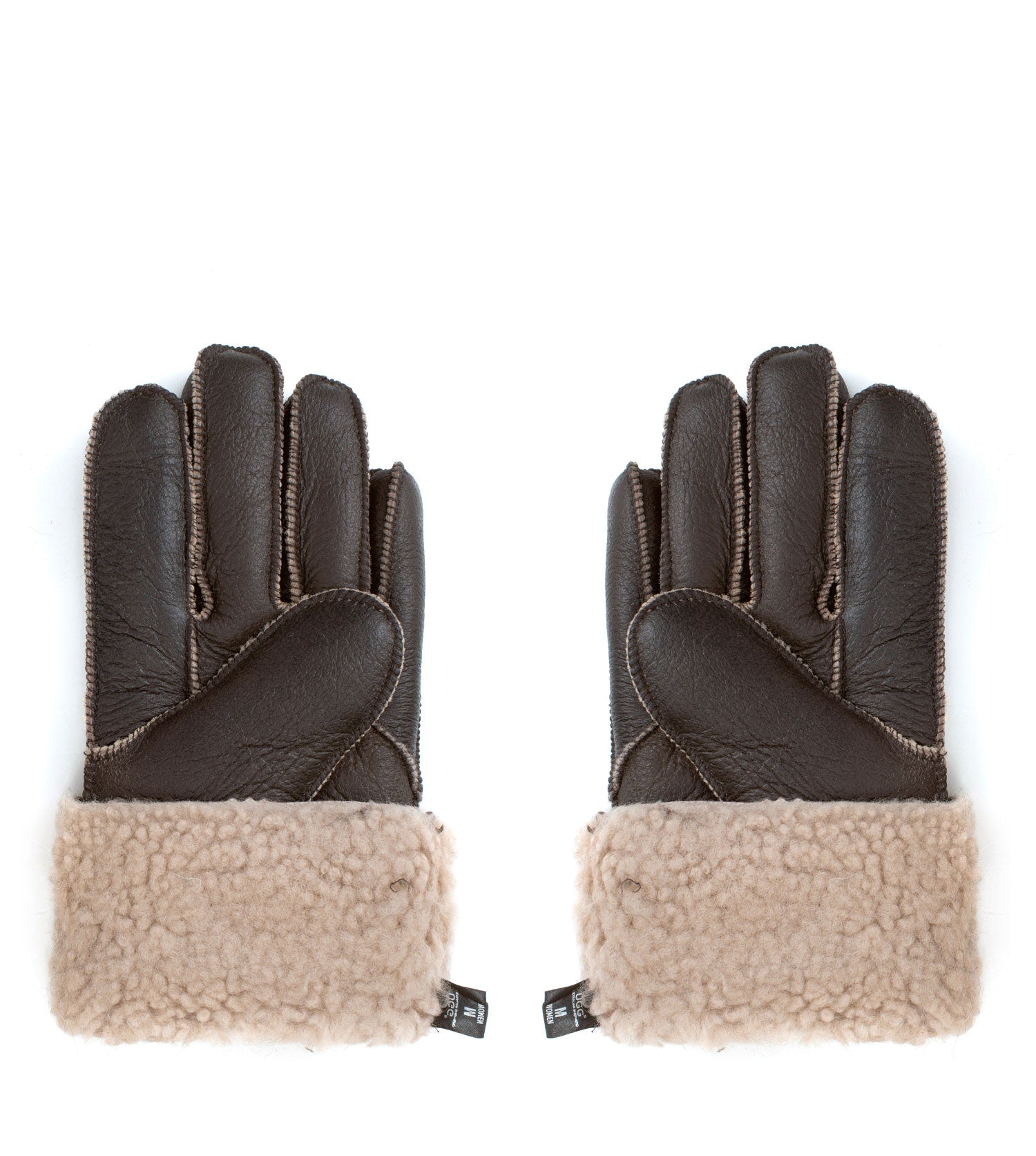Australian Shepherd Leather Stitching Gloves - ASA014-Gloves-PEROZ Accessories