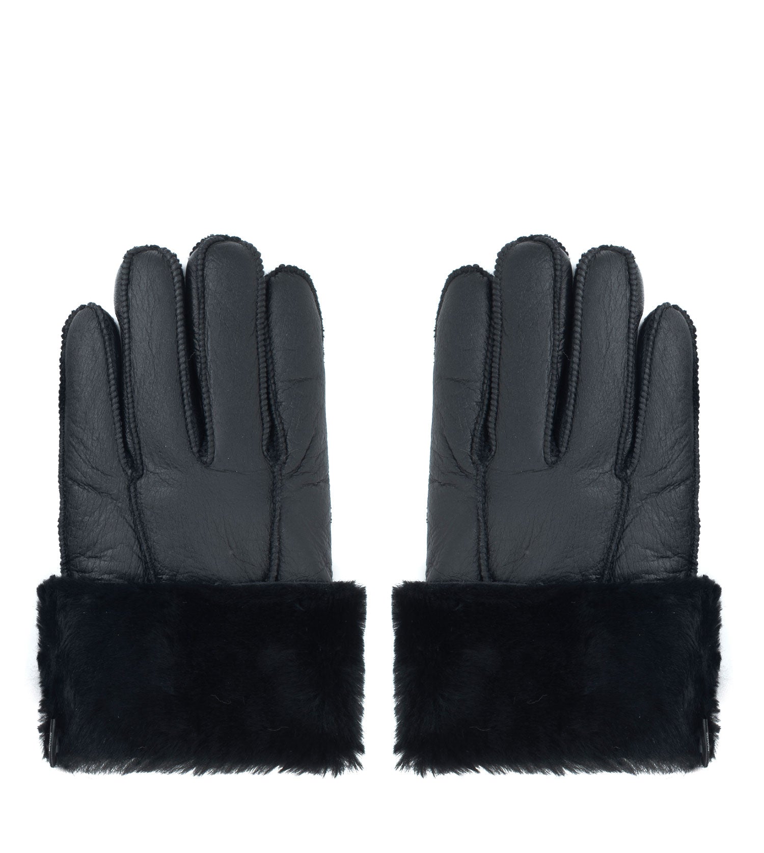 Australian Shepherd Leather Stitching Gloves - ASA014-Gloves-PEROZ Accessories