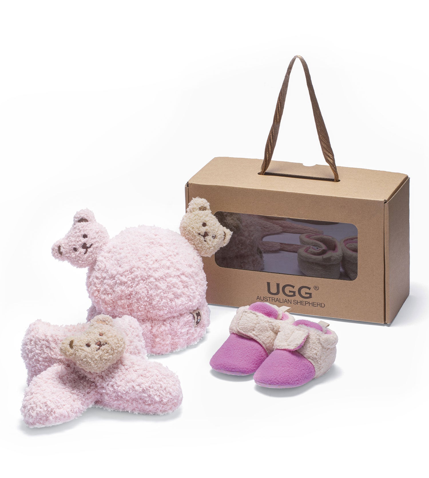 Australian Shepherd UGG Baby Booties Gift Set - ASZ009-UGG Boots-PEROZ Accessories