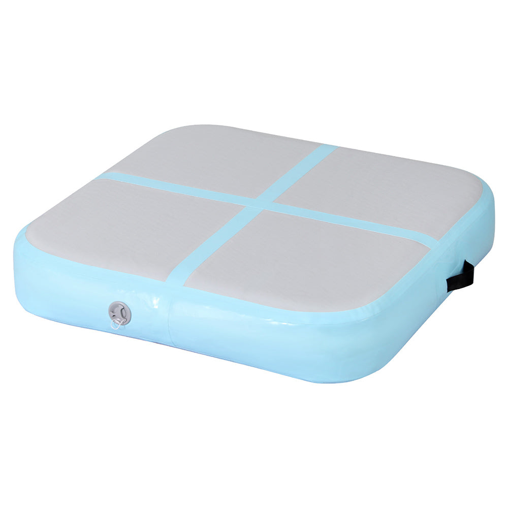 Everfit 1m Air Track Mat Inflatable Gymnastics Tumbling Mat Green-Sports & Fitness > Exercise, Gym & Fitness > Gymnastics-PEROZ Accessories