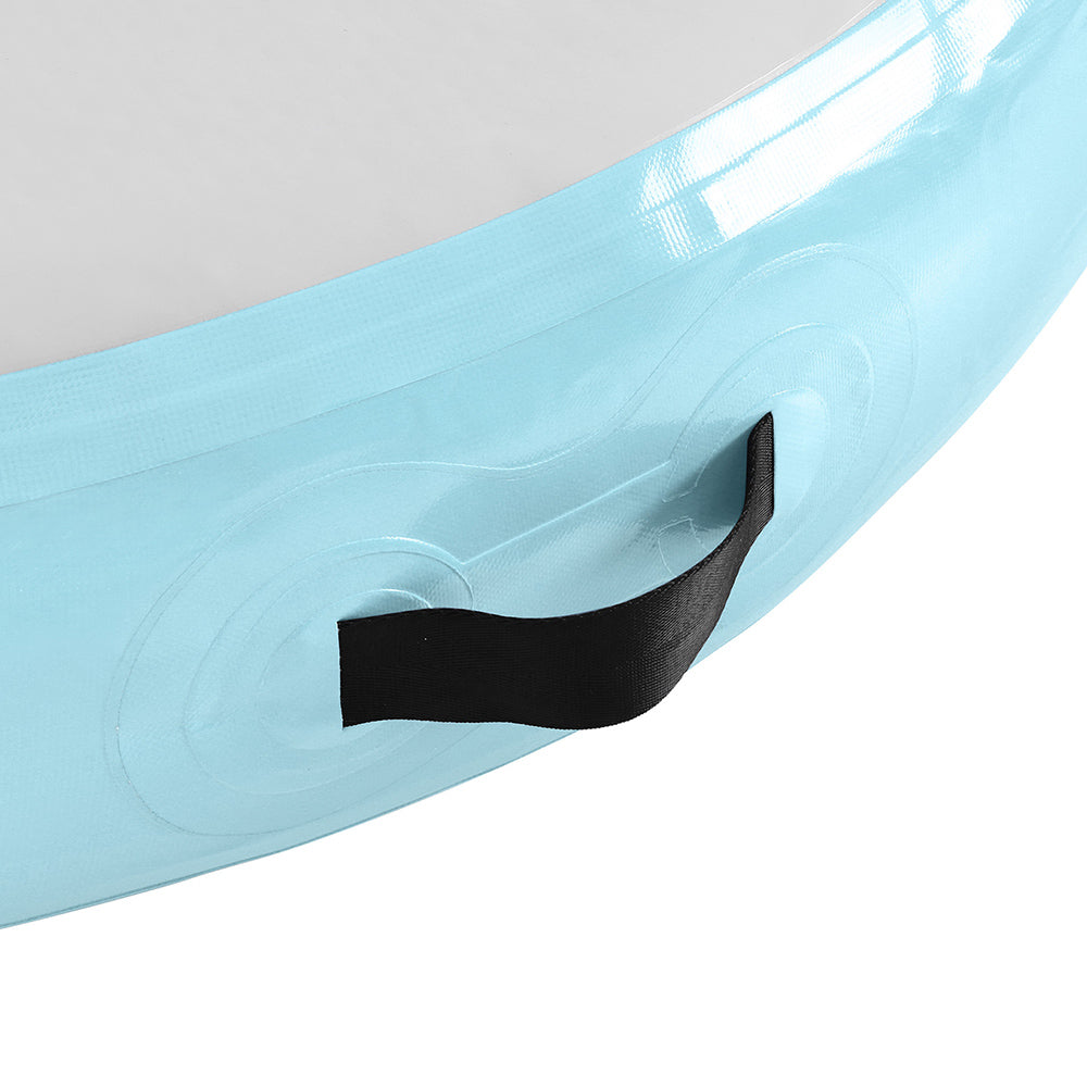 Everfit 1m Air Track Spot Inflatable Gymnastics Tumbling Mat Round Green-Sports & Fitness > Exercise, Gym & Fitness > Gymnastics-PEROZ Accessories