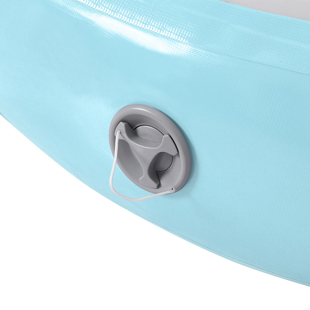 Everfit 1m Air Track Spot Inflatable Gymnastics Tumbling Mat Round Green-Sports & Fitness > Exercise, Gym & Fitness > Gymnastics-PEROZ Accessories