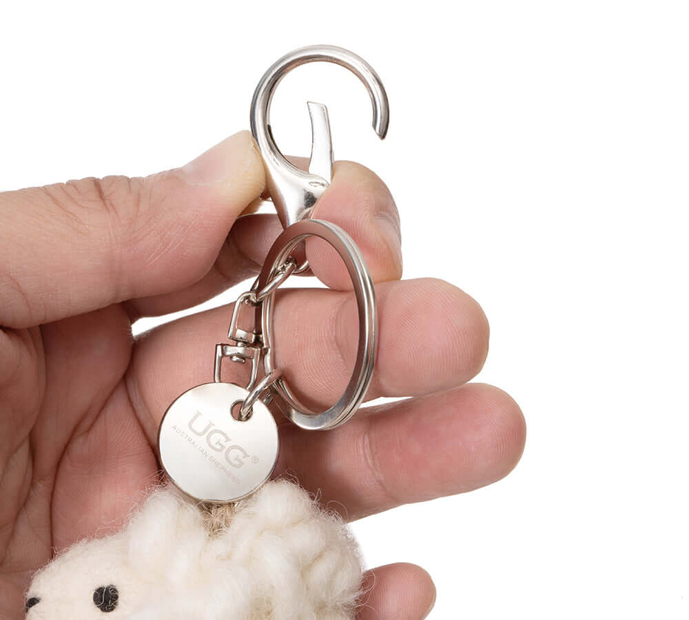 AUSTRALIAN SHEPHERD® Cute Plush Wolly Keyring-PEROZ Accessories