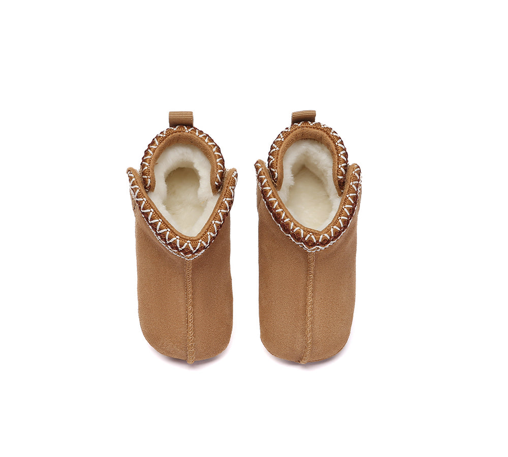 AUSTRALIAN SHEPHERD UGG Boots Kids Sheepskin Wool Gift Set Barney-UGG Boots-PEROZ Accessories