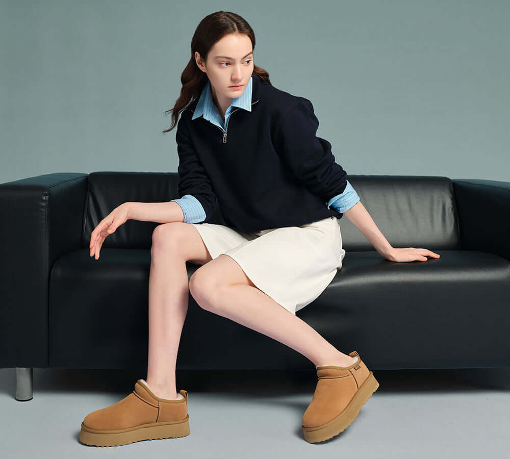 AUSTRALIAN SHEPHERD® UGG Boots Low Cut Ankle Classic Platform Nano-PEROZ Accessories