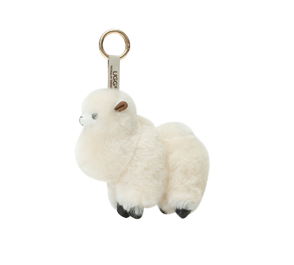 AUSTRALIAN SHEPHERD UGG Keychain Fluffy Camel Twooly-keyring-PEROZ Accessories