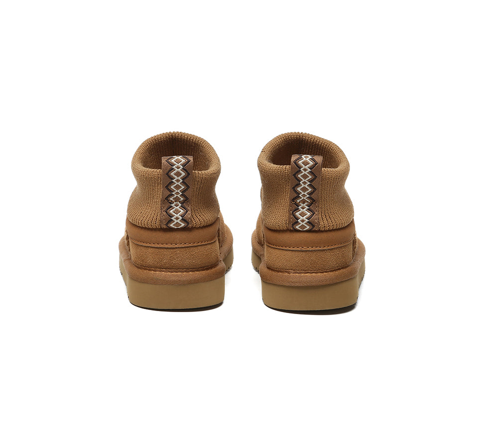 AUSTRALIAN SHEPHERD® UGG Slippers Kids Sheepskin Wool Stretchy Ankle Margaret-PEROZ Accessories