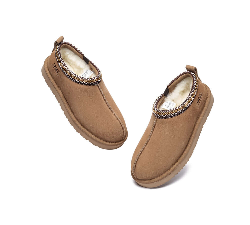 AUSTRALIAN SHEPHERD® UGG Slippers Sheepskin Wool Ankle Large Size Tazzy Valen-PEROZ Accessories