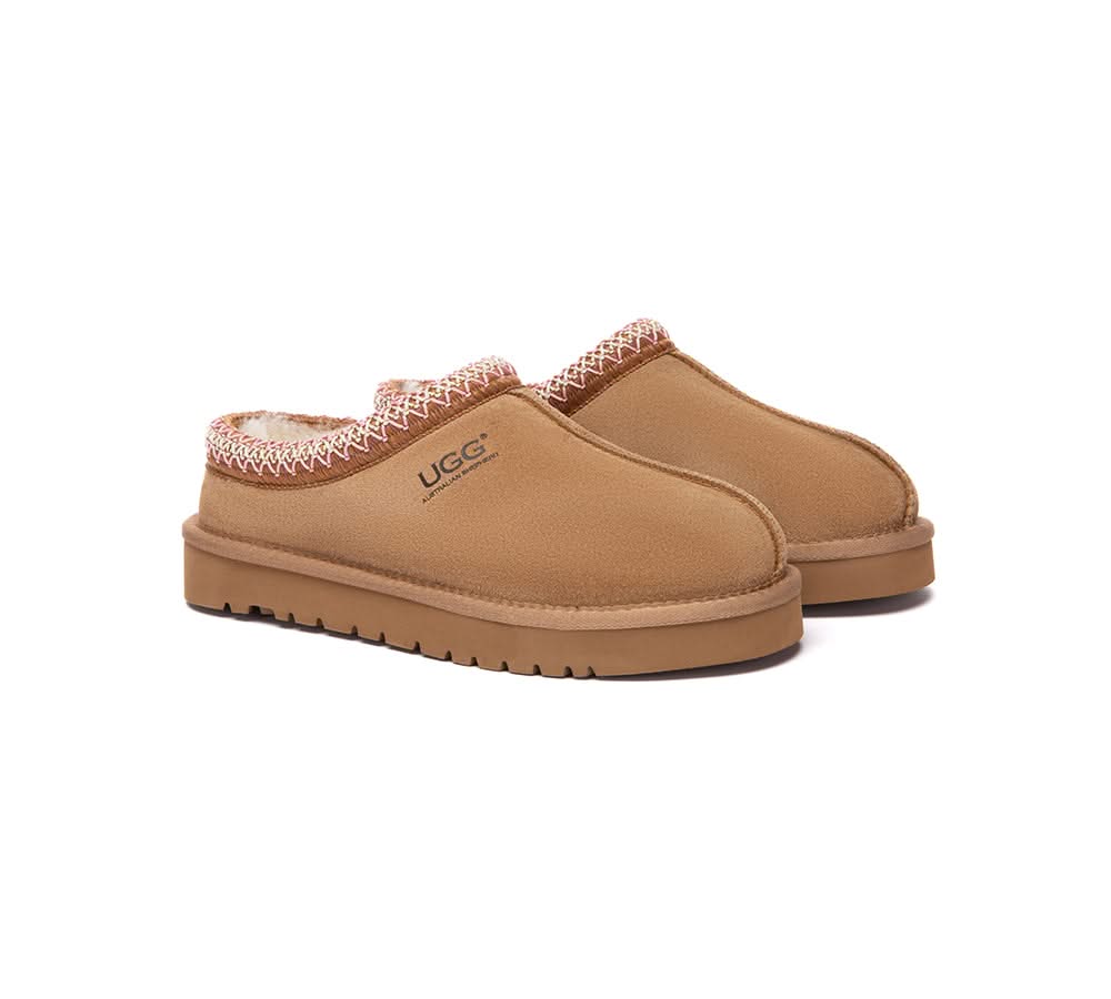 AUSTRALIAN SHEPHERD UGG Slippers Sheepskin Wool Ankle Tazzy Tay-UGG Slippers-PEROZ Accessories