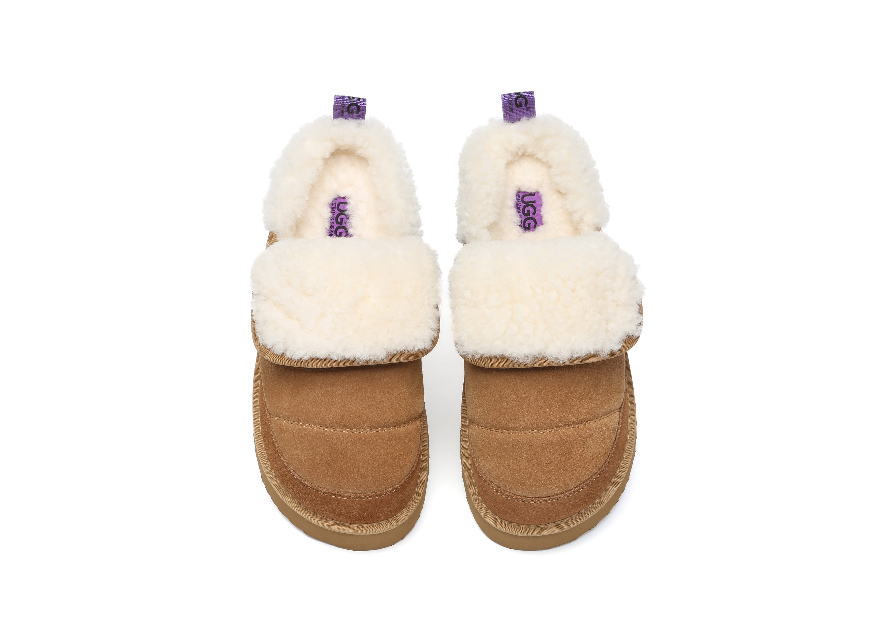 AUSTRALIAN SHEPHERD® UGG Slippers Sheepskin Wool Platform Theia-PEROZ Accessories