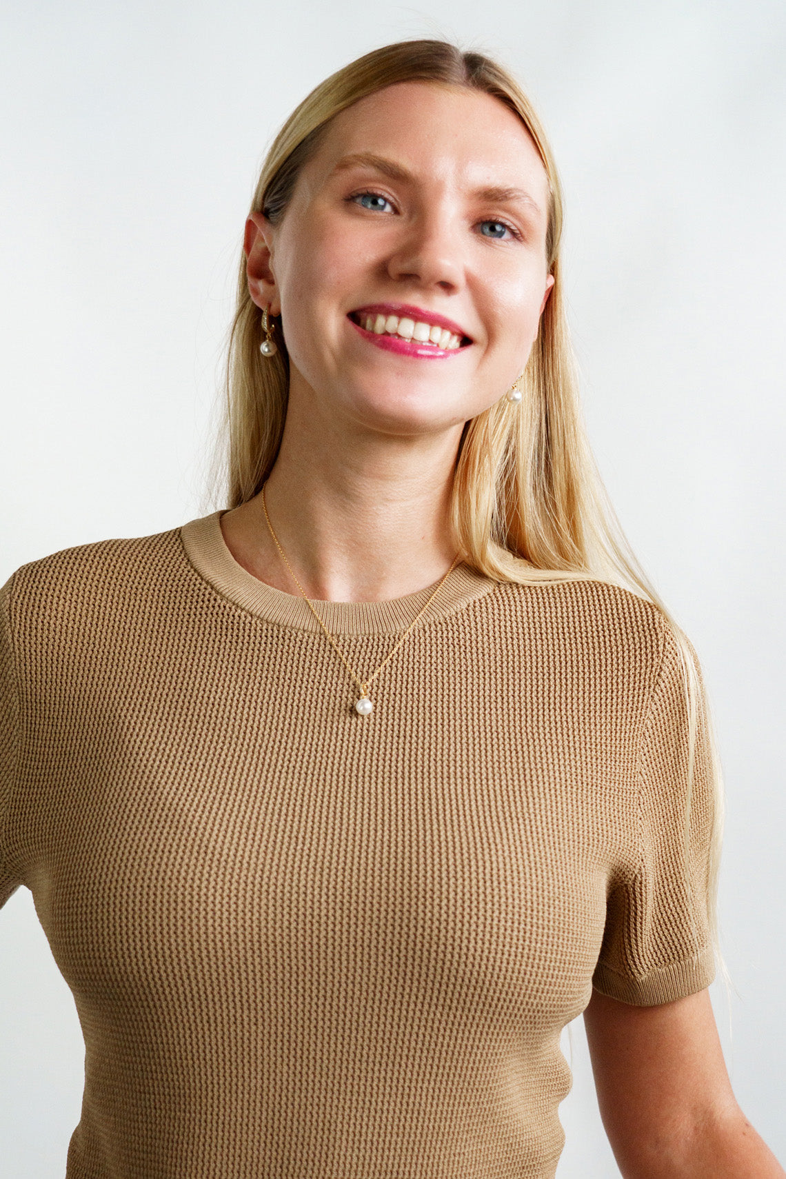 ADAGIO SERENE SHINE PEARL EARRINGS GOLD-PEROZ Accessories