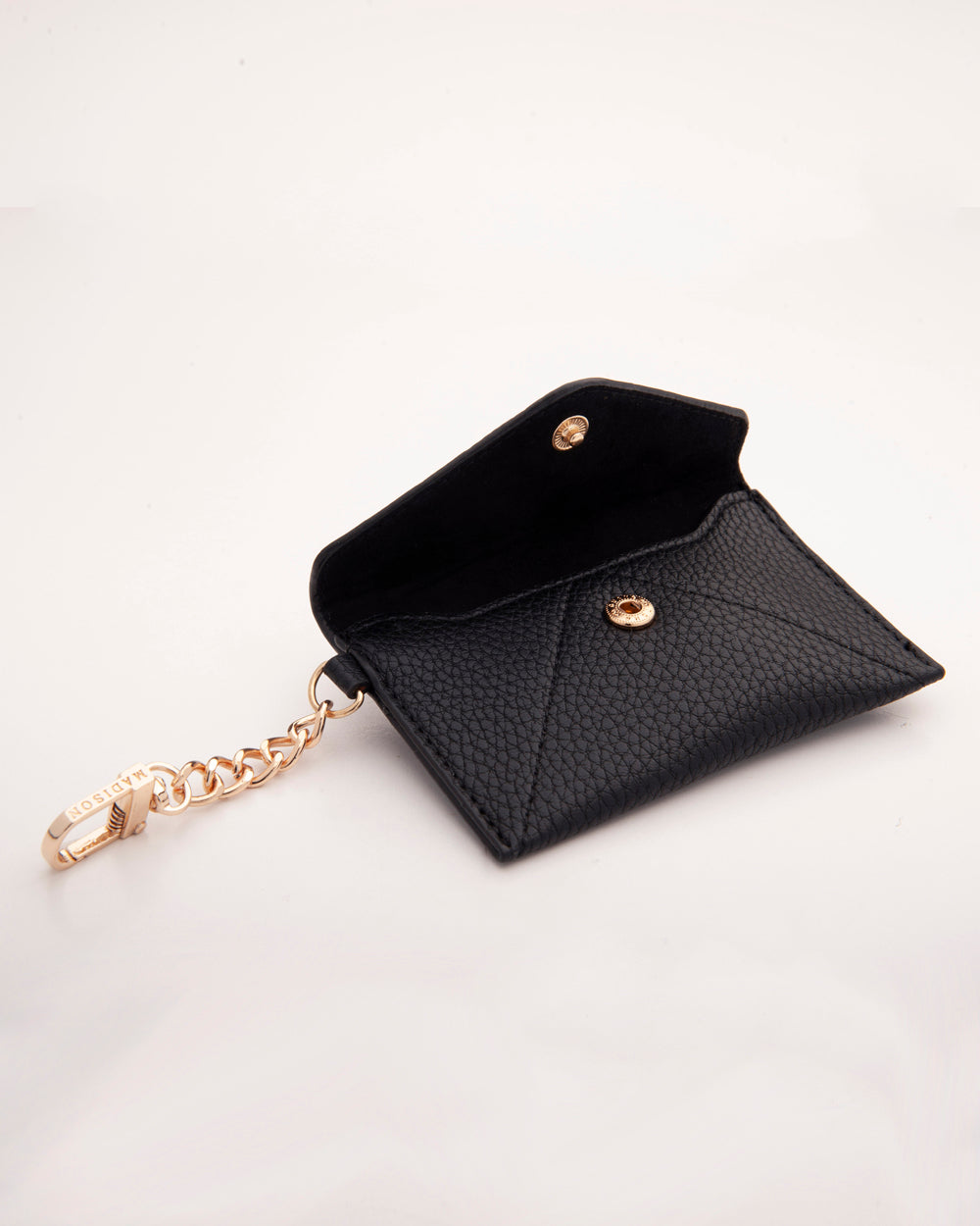 Amber Envelope Card Case With Chain Clip-Wallets-PEROZ Accessories
