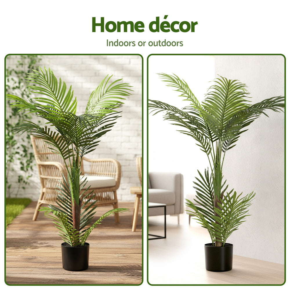 Artiss 100cm Artificial Palm Tree Faux Trees Indoor Decor Artificial Plants Lifelike Plant-Home & Garden > Artificial Plants > Artificial Trees-PEROZ Accessories