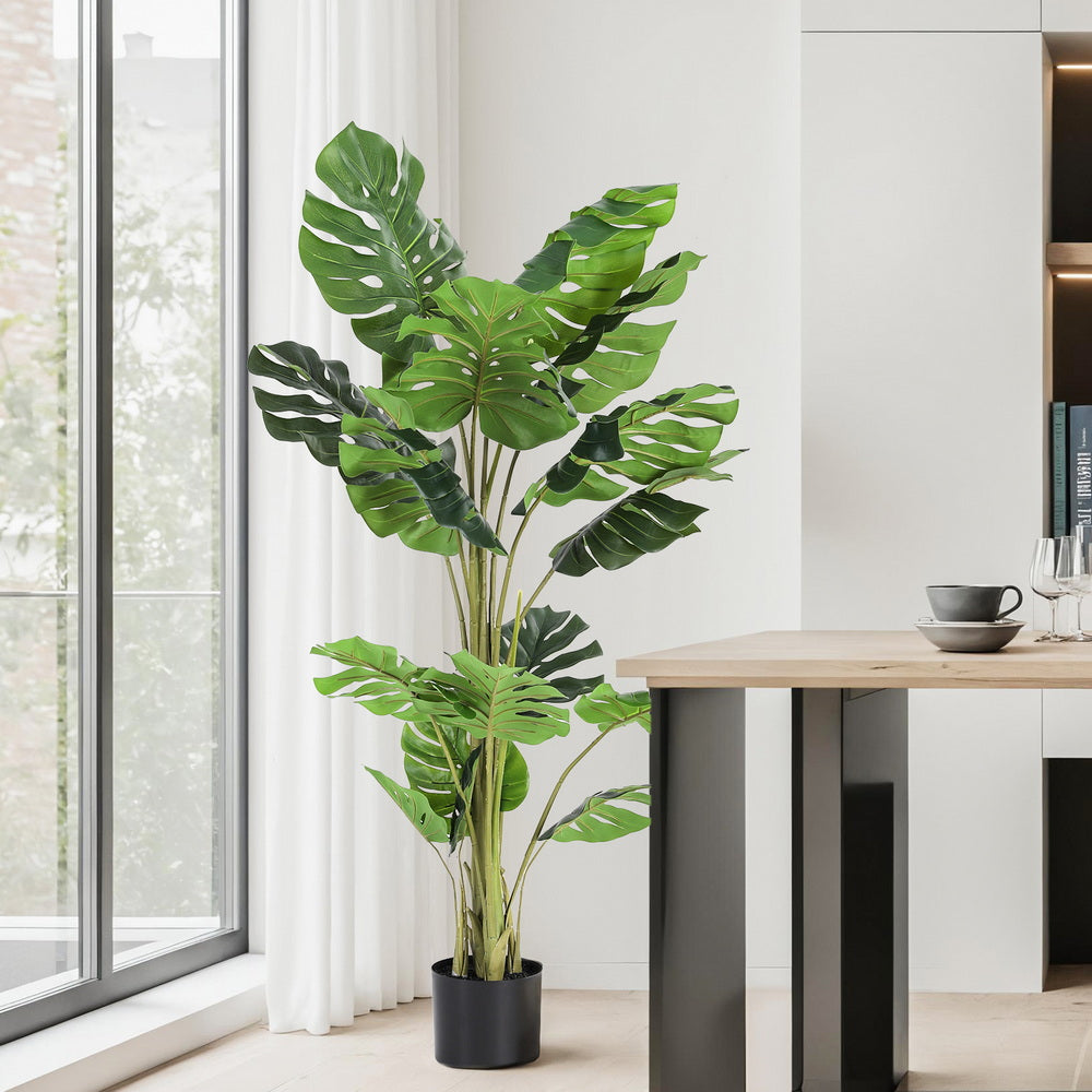 Artiss 140cm Artificial Monstera Tree Faux Trees Indoor Decor Artificial Plants Lifelike Plant 1.4M-Home & Garden > Artificial Plants > Artificial Trees-PEROZ Accessories