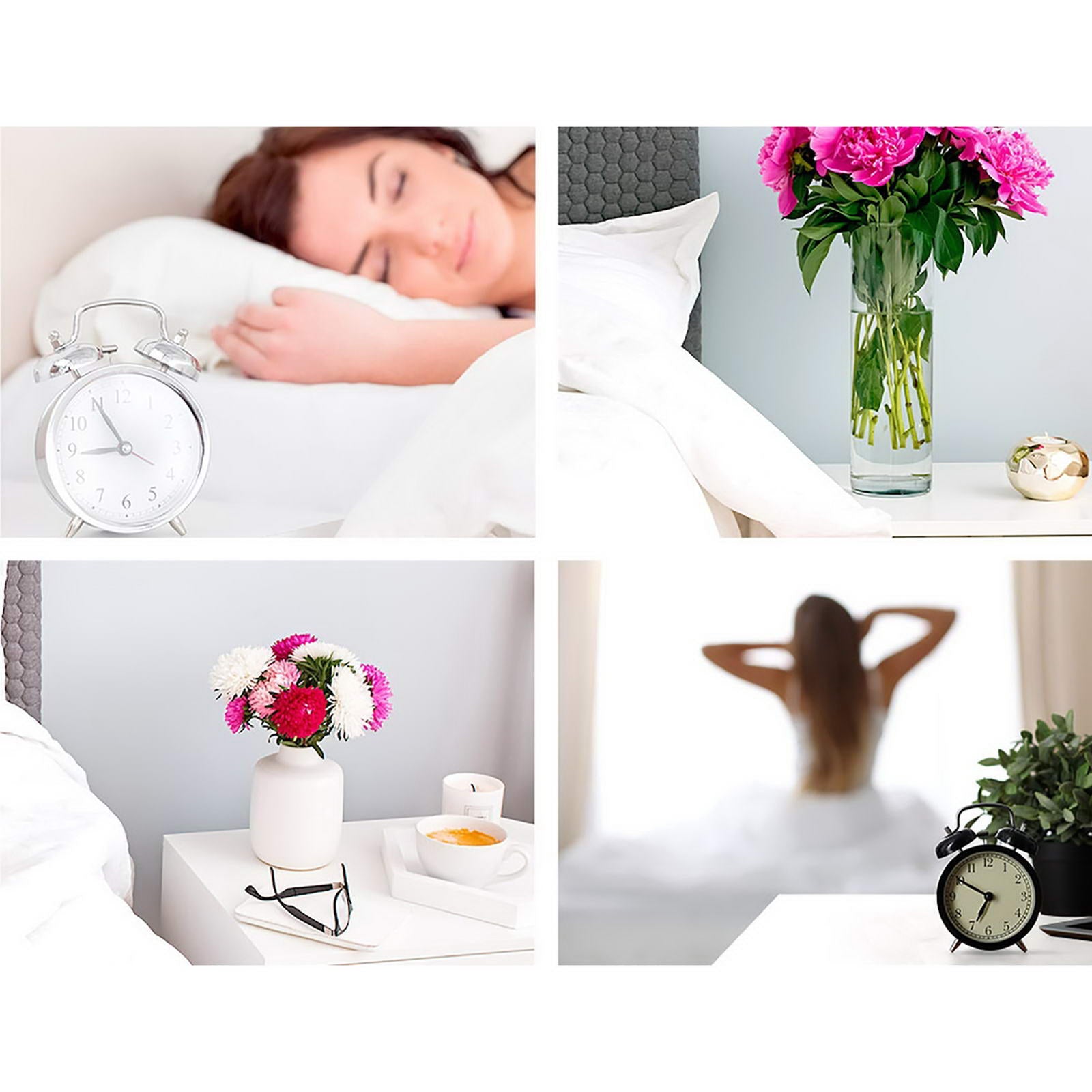 Artiss 2X Bedside Table 2 Drawers - BODEN White-Furniture > Bedroom > Bedside Tables-PEROZ Accessories