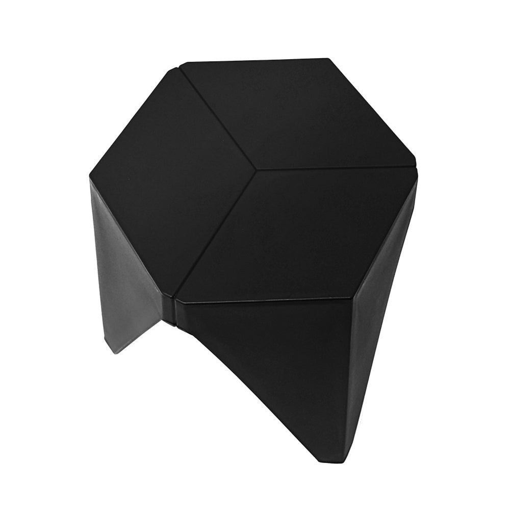 Artiss 4PC Puzzle Stool Plastic Bar Stools Stackable Black-Furniture > Bar Stools & Chairs > Table & Bar Stools-PEROZ Accessories