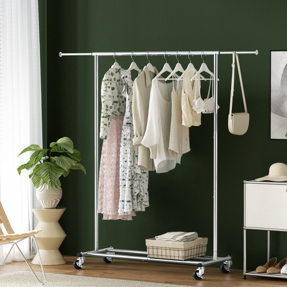 Artiss Clothes Rack Airer Rail Coat Stand Adjustable Hanger-Furniture > Living Room > Coat Racks-PEROZ Accessories