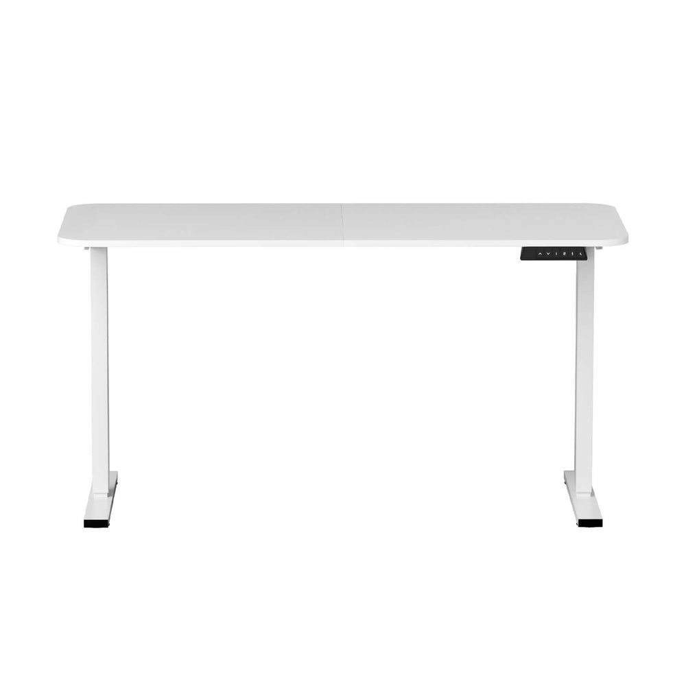 Artiss Electric Standing Desk 140cm Adjustable Height Motorised Home Office Desk White-Furniture > Office > Desks-PEROZ Accessories