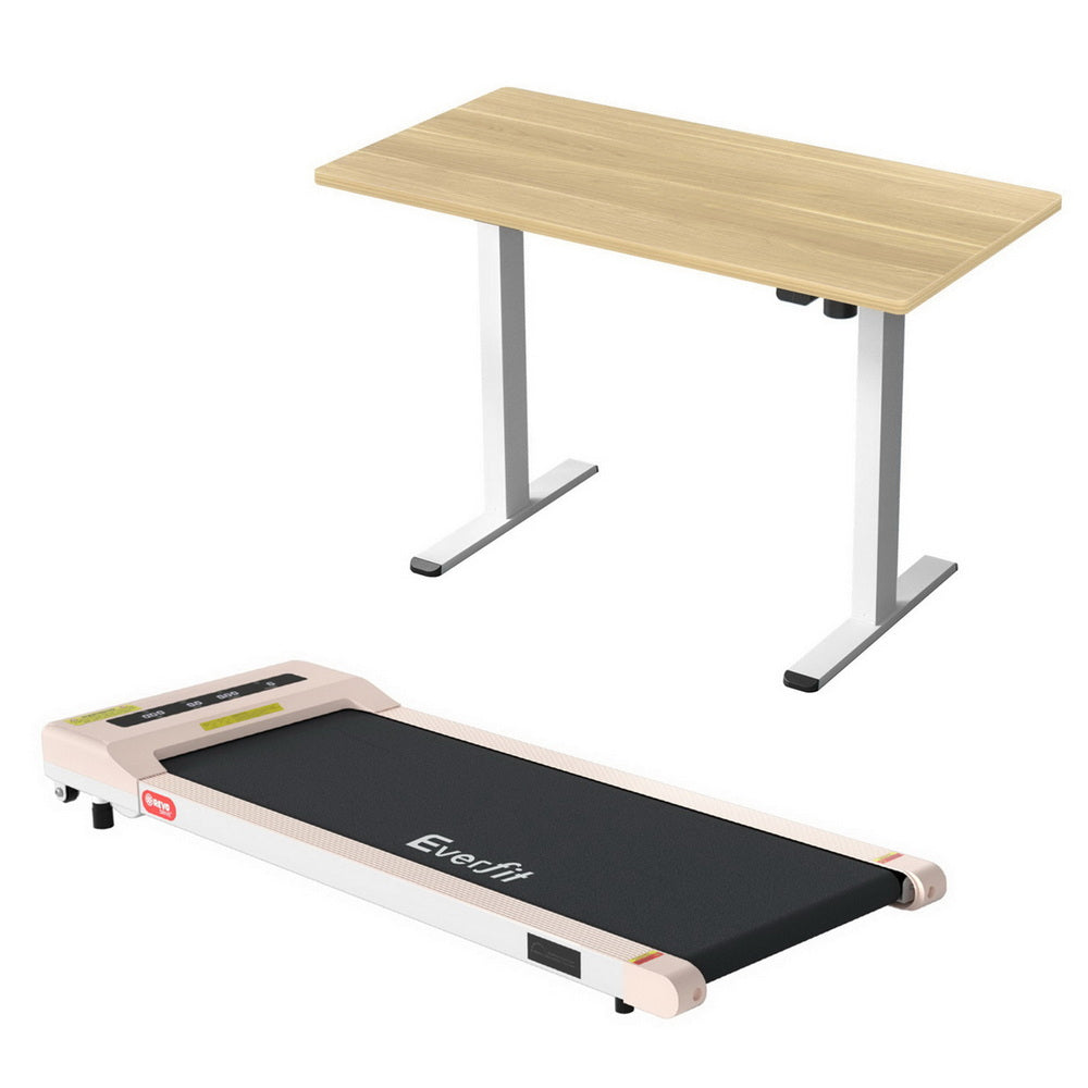 Artiss Electric Treadmill with 140cm Automatic Standing Desk Walking Pad 360mm-Furniture > Office > Desks-PEROZ Accessories