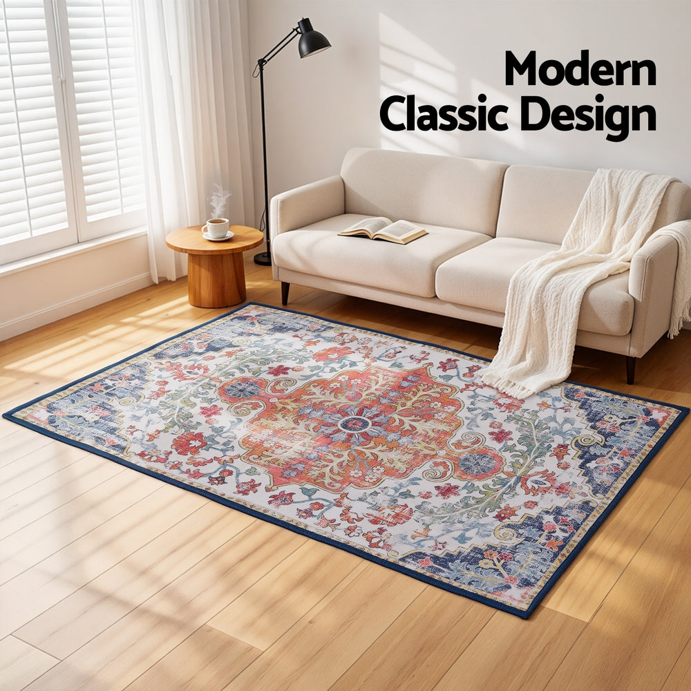 Artiss Floor Rug 120X170cm Large Washable Geometric Area Rug Modern Carpet Mat-Home & Garden > Rugs > Floor Rugs-PEROZ Accessories