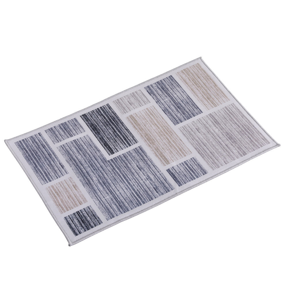 Artiss Floor Rug 50X80cm Doormat Soft Velvet Non-Slip Bath Mat Small Modern-Home & Garden > Rugs > Floor Rugs-PEROZ Accessories