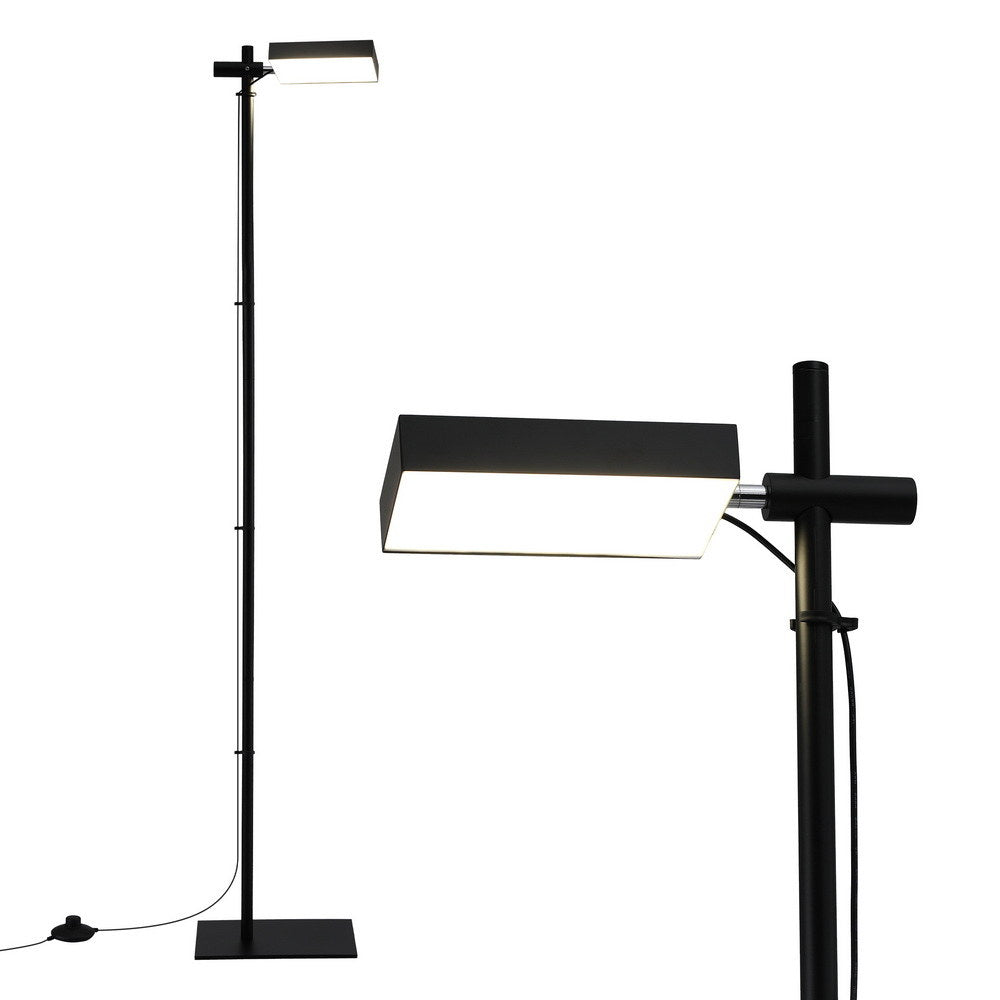 Artiss LED Floor Lamp, Modern Reading Lamp 360~ Rotating Adjustable Light Head,12W Standing Lamp for Living Room, Bedroom Office-Home & Garden > Lighting > Floor Lamps-PEROZ Accessories