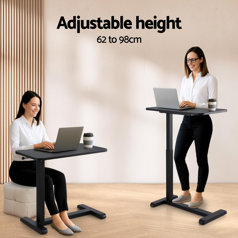 Artiss Laptop Desk Height Adjustable Mobile Workstation Computer Desks 70CM-Furniture > Office > Desks-PEROZ Accessories