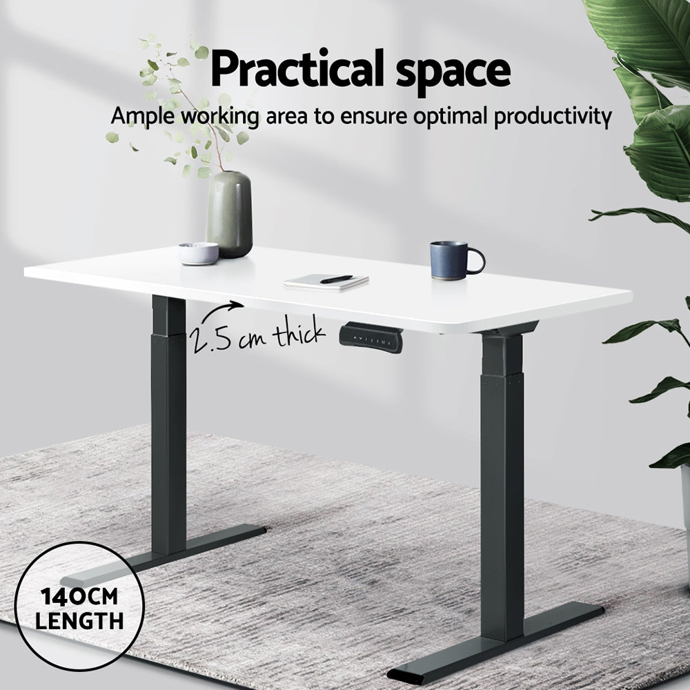 Artiss Standing Desk Top White 140CM-Furniture > Office > Desks-PEROZ Accessories