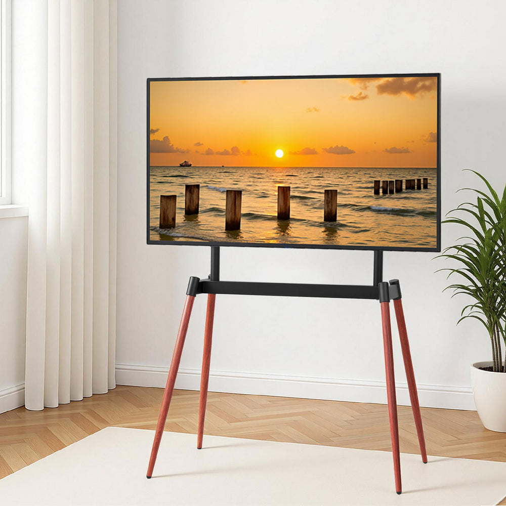 Artiss TV Stand 32-75 inch LED LCD Screen Wooden Floor Easel Height Adjustable-Furniture > Living Room > TV Units-PEROZ Accessories