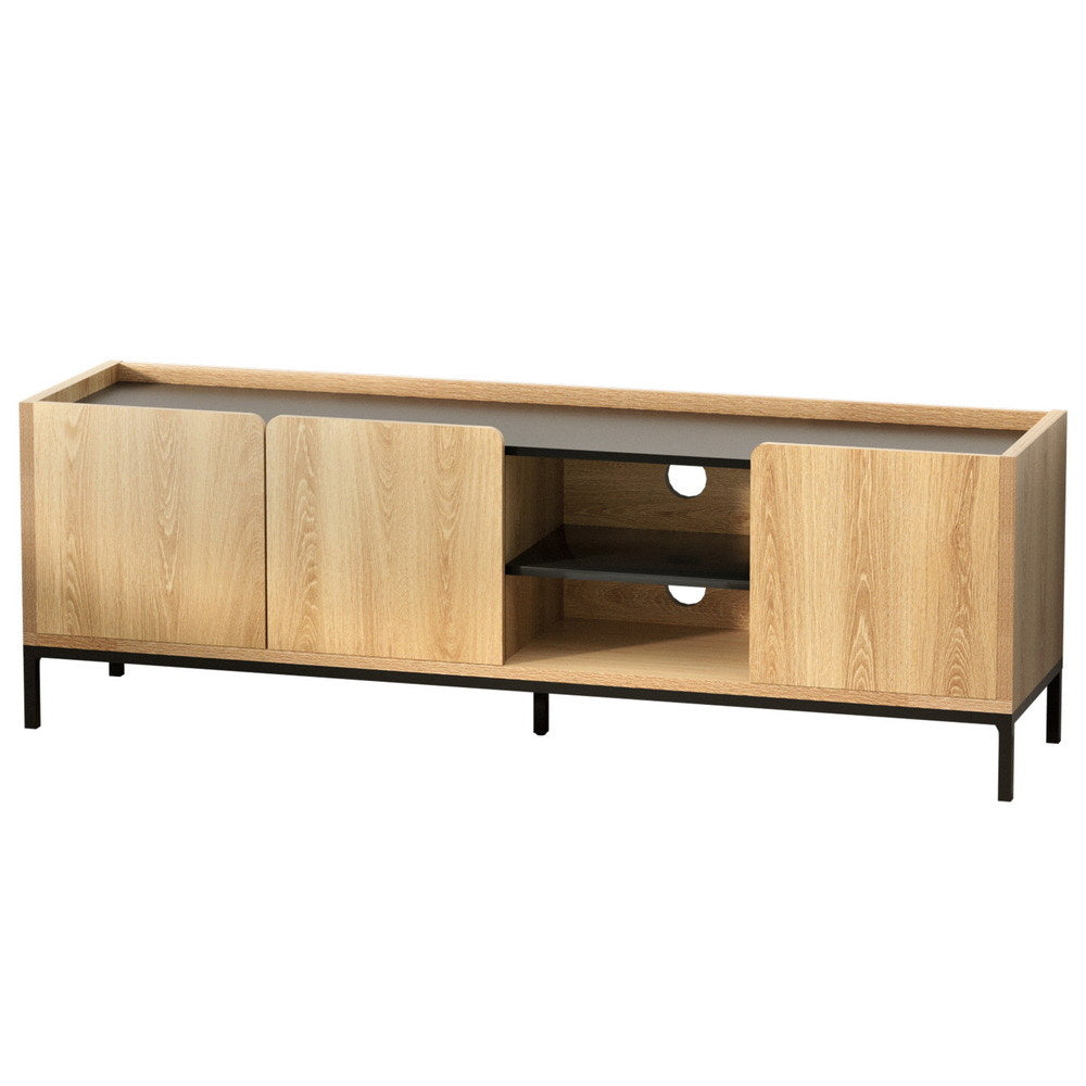 Artiss TV Unit Entertainment Unit Storage Cabinet Shelf 160cm Pine-Furniture > Living Room > TV Units-PEROZ Accessories