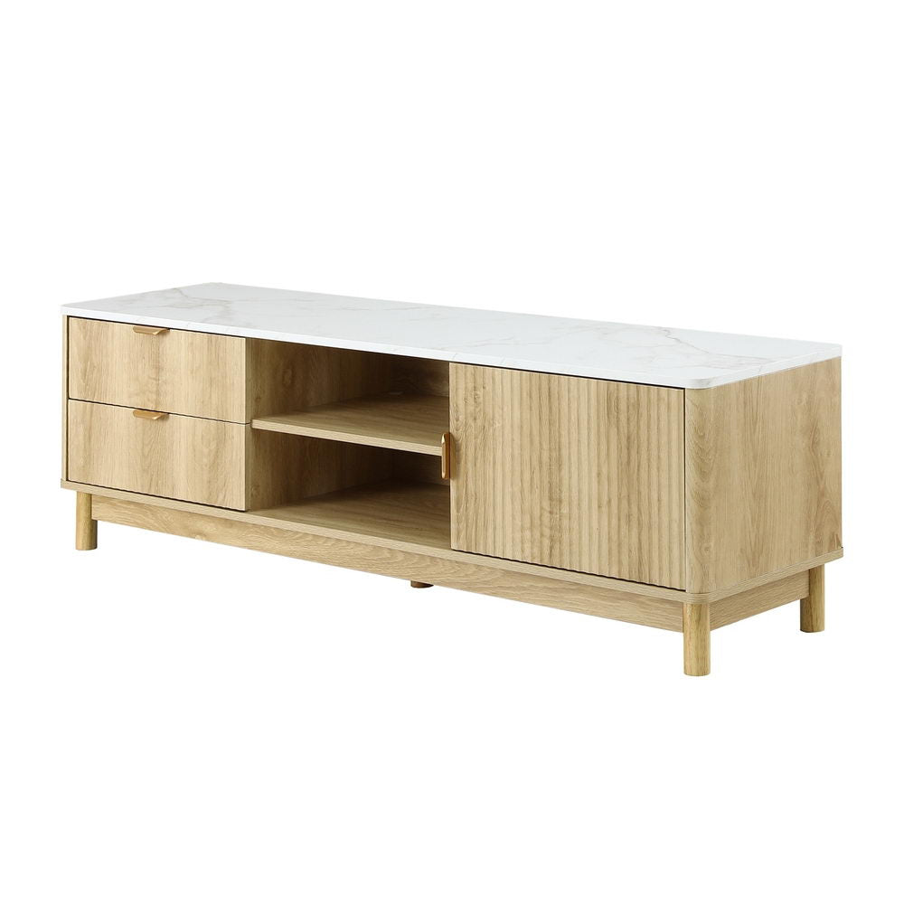 Artiss TV Unit Entertainment Unit Storage Drawer Shelf 150cm Pine-Furniture > Living Room > TV Units-PEROZ Accessories