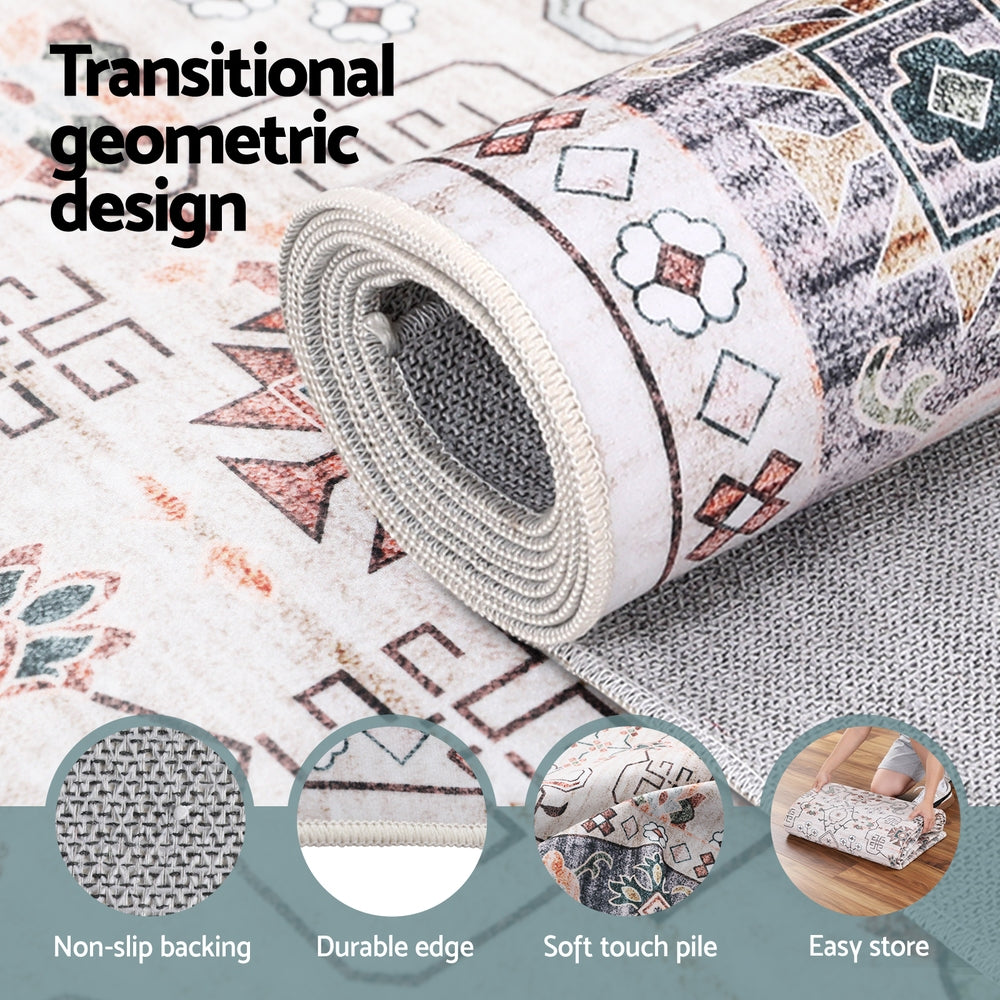 Artiss Washable Floor Rug 160X230cm Large Area Rug Modern Living Room Carpet-Home & Garden > Rugs > Floor Rugs-PEROZ Accessories