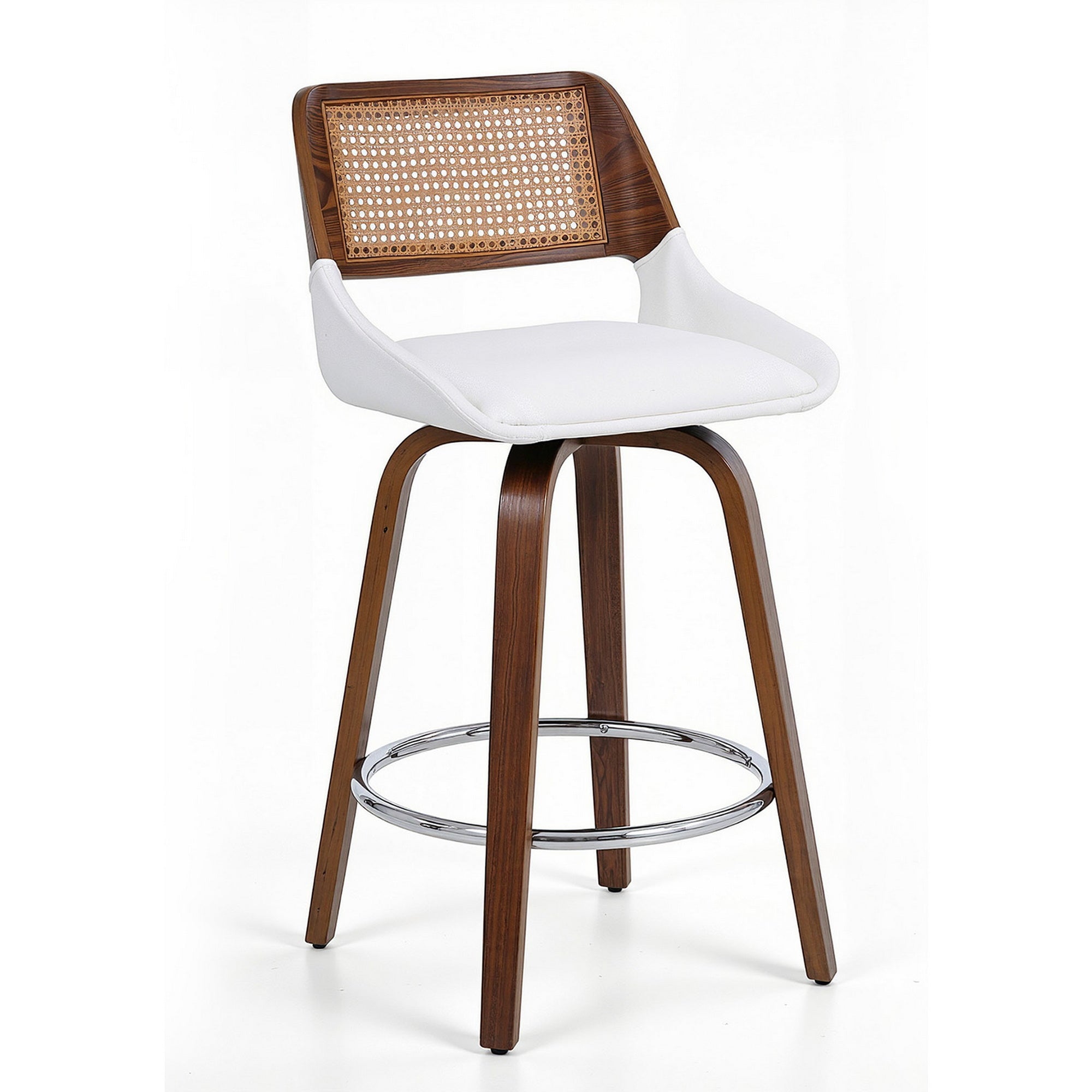 Artiss Wooden Bar Stools Swivel Kitchen Counter Stool Chair 60cm Seat Height-Furniture > Bar Stools & Chairs > Table & Bar Stools-PEROZ Accessories
