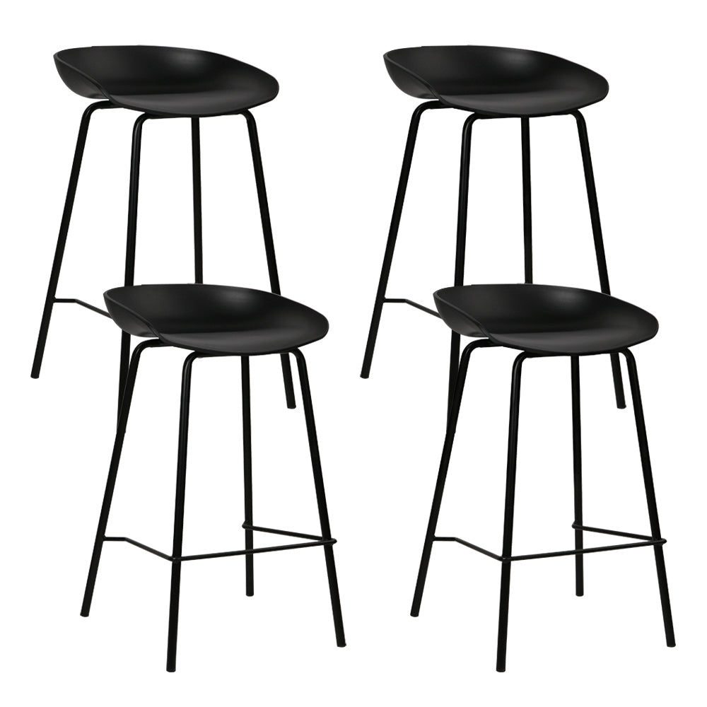 Artiss 4x Bar Stools Kitchen Counter Stools Metal-Furniture > Bar Stools & Chairs-PEROZ Accessories