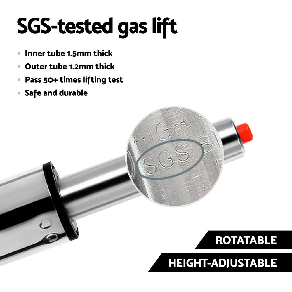 Artiss 4x Bar Stools Gas Lift Velvet Woven Backrest Navy-Furniture > Bar Stools & Chairs > Table & Bar Stools-PEROZ Accessories