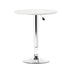 Artiss Bar Table Gas Lift Round White-Bar Tables-PEROZ Accessories