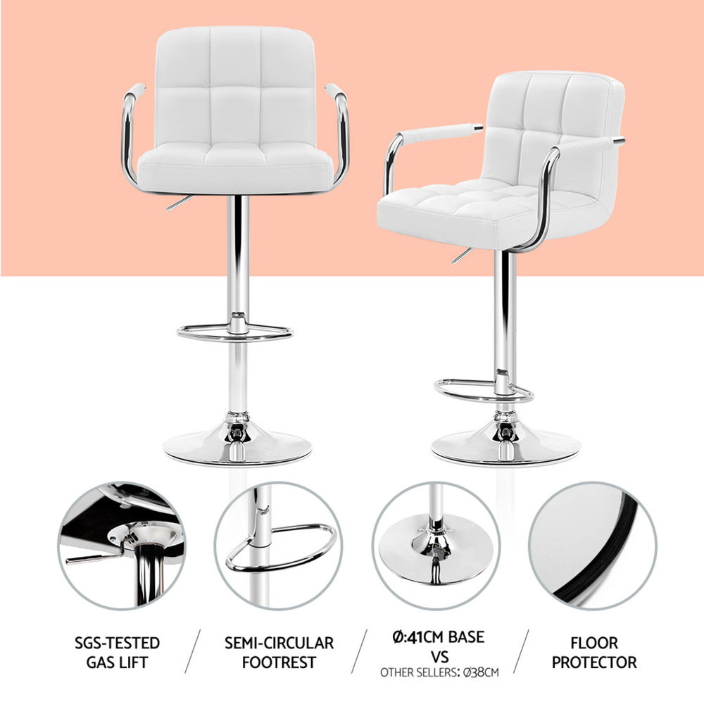 Artiss Bar Table and Stools Set Dining Desk Kitchen Chairs Cafe Pub-Furniture > Bar Stools & Chairs > Table & Bar Stools-PEROZ Accessories