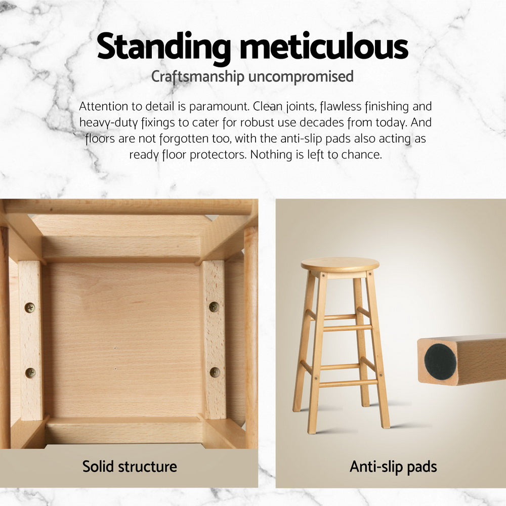 Artiss Bar Table and Stools Set Dining Desk Kitchen Chairs Cafe Pub-Furniture > Bar Stools & Chairs > Table & Bar Stools-PEROZ Accessories