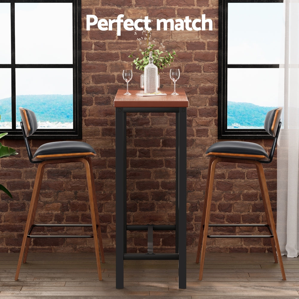 Artiss Bar Table and Stools Set Dining Desk Kitchen Chairs Cafe Pub-Furniture > Bar Stools & Chairs > Table & Bar Stools-PEROZ Accessories