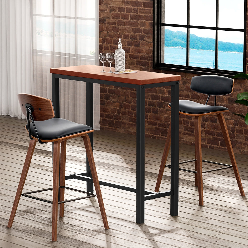 Artiss Bar Table and Stools Set Dining Desk Kitchen Chairs Cafe Pub-Furniture > Bar Stools & Chairs > Table & Bar Stools-PEROZ Accessories