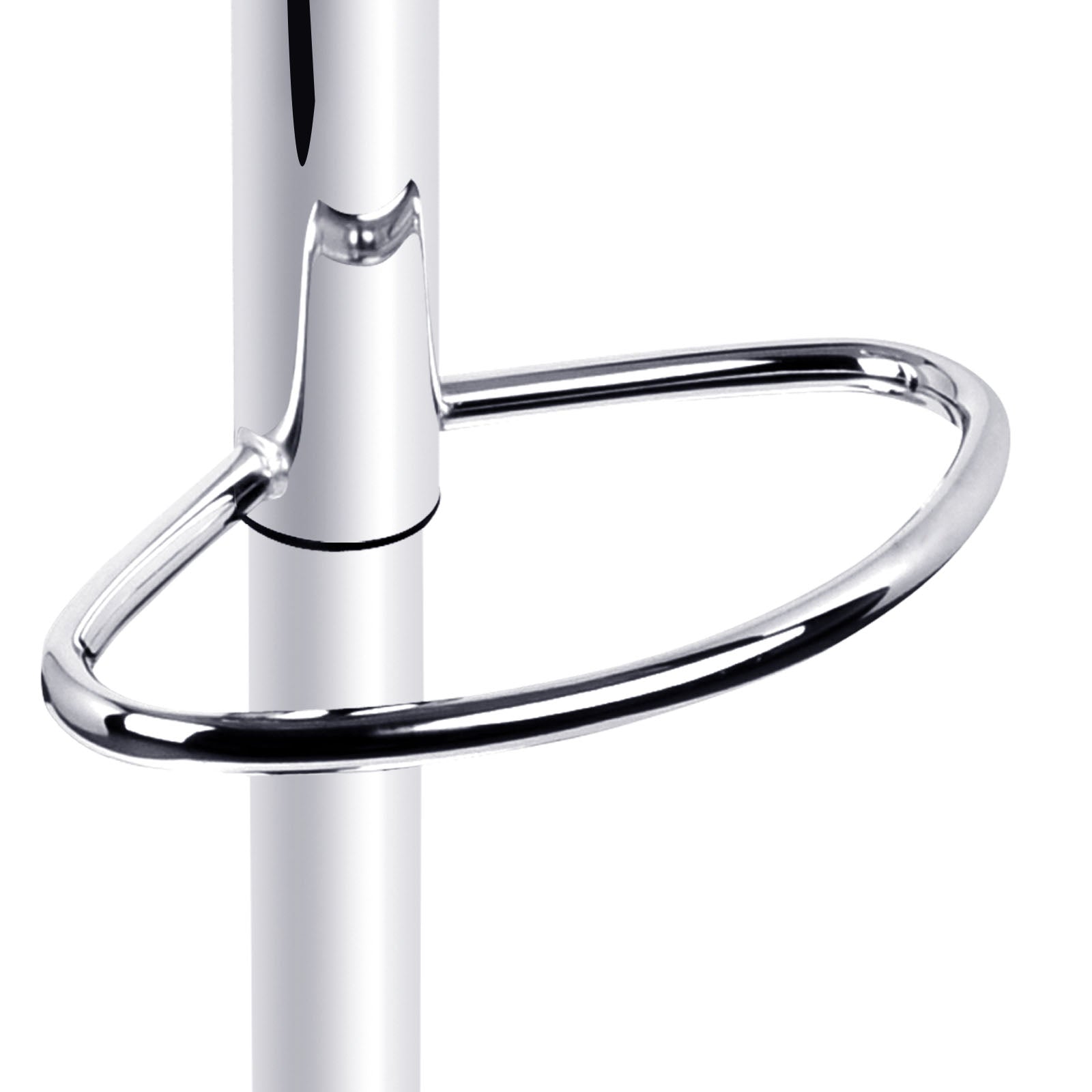 Artiss Bar Stools Gas Lift Leather w/Armrest Black-Bar Stools-PEROZ Accessories