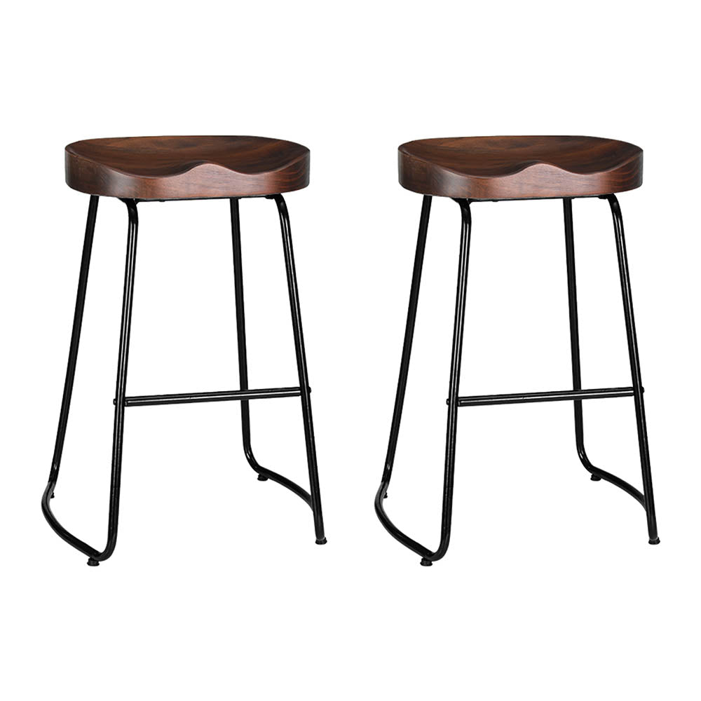 Artiss 2x Bar Stools Tractor Seat 65cm-Bar Stools-PEROZ Accessories