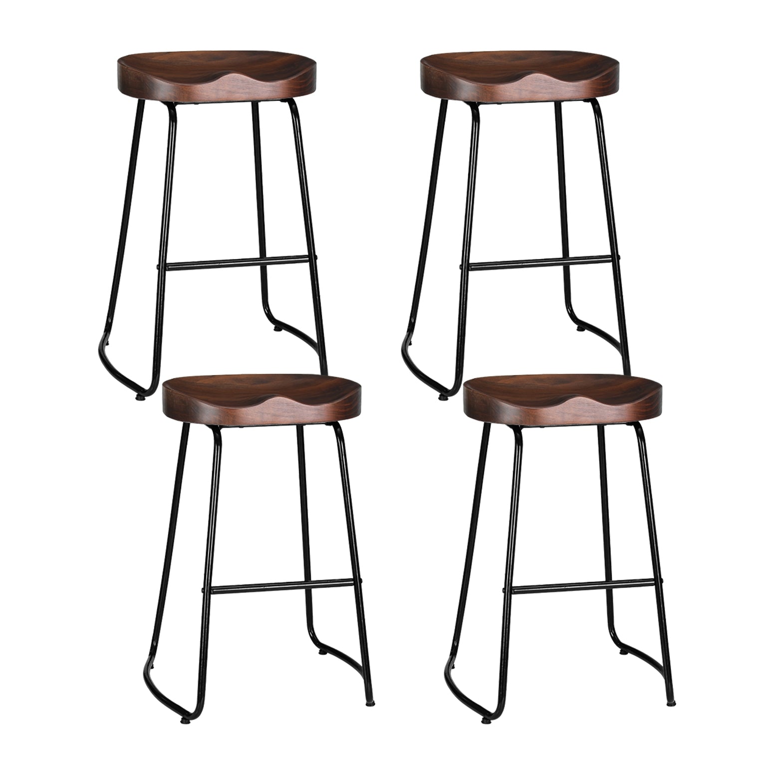 Artiss 4x Bar Stools Tractor Seat 65cm-Bar Stools-PEROZ Accessories