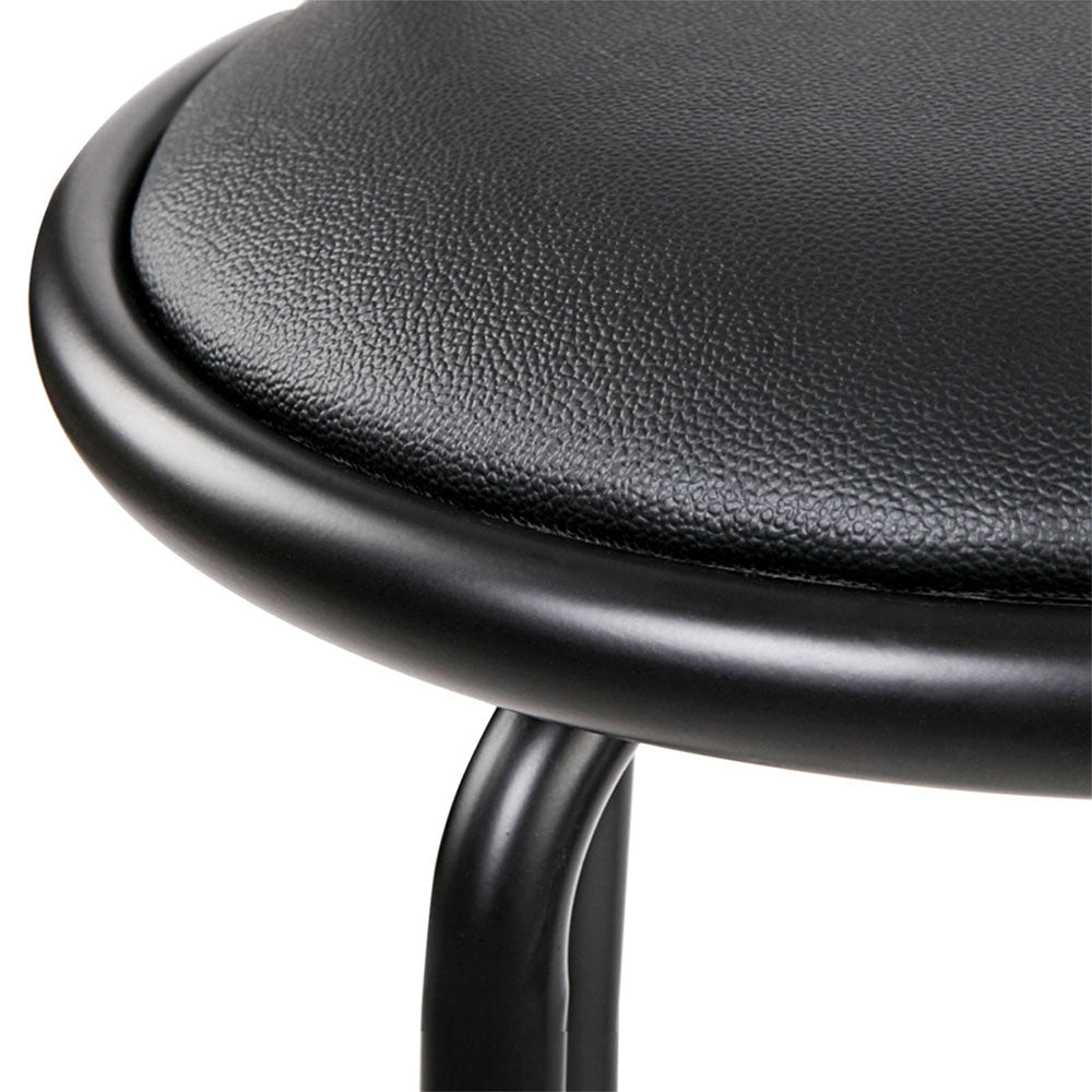 Artiss 2x Bar Stools Swivel Leather Padded Metal-Furniture > Bar Stools & Chairs-PEROZ Accessories