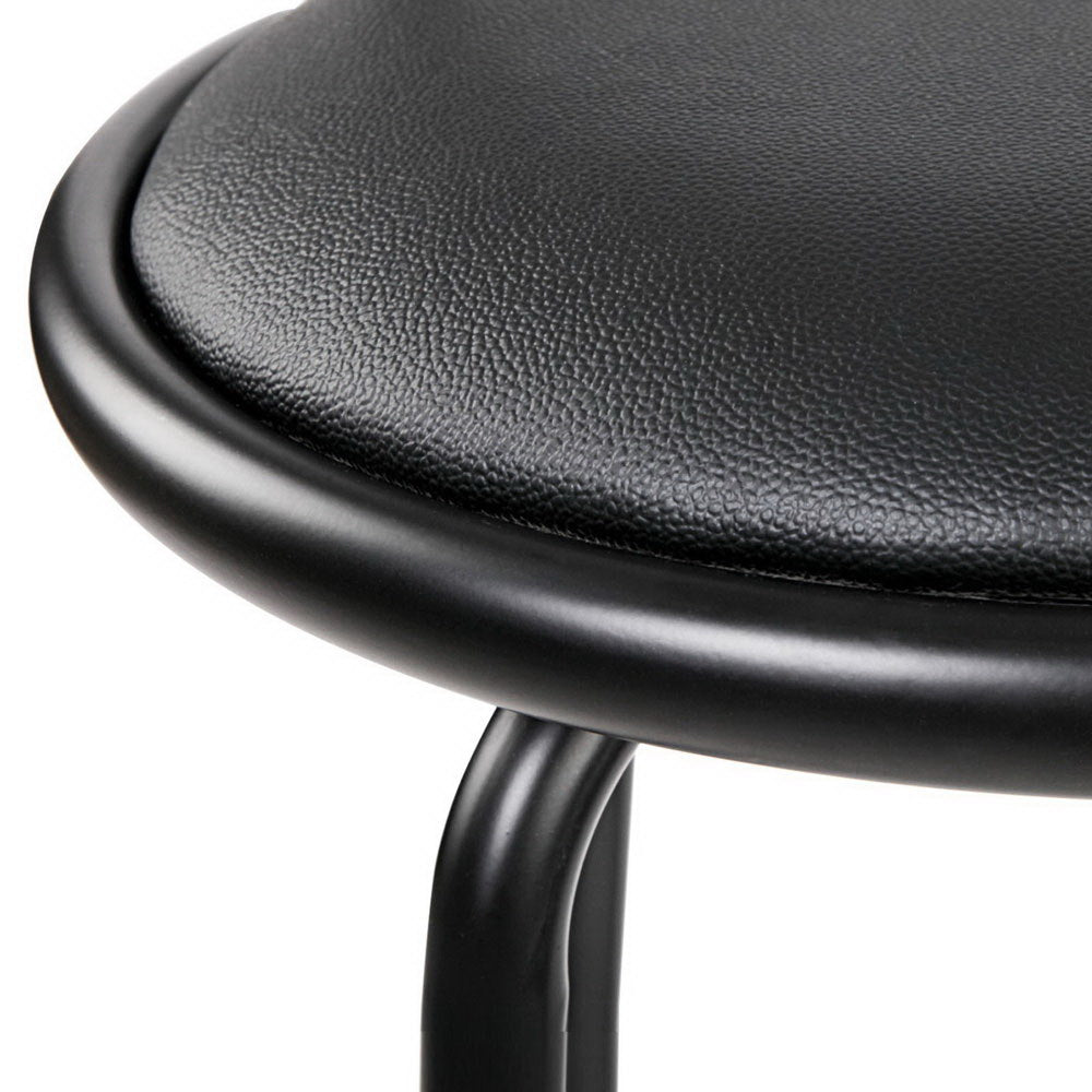 Artiss 4x Bar Stools Swivel Leather Padded Metal-Furniture > Bar Stools & Chairs-PEROZ Accessories