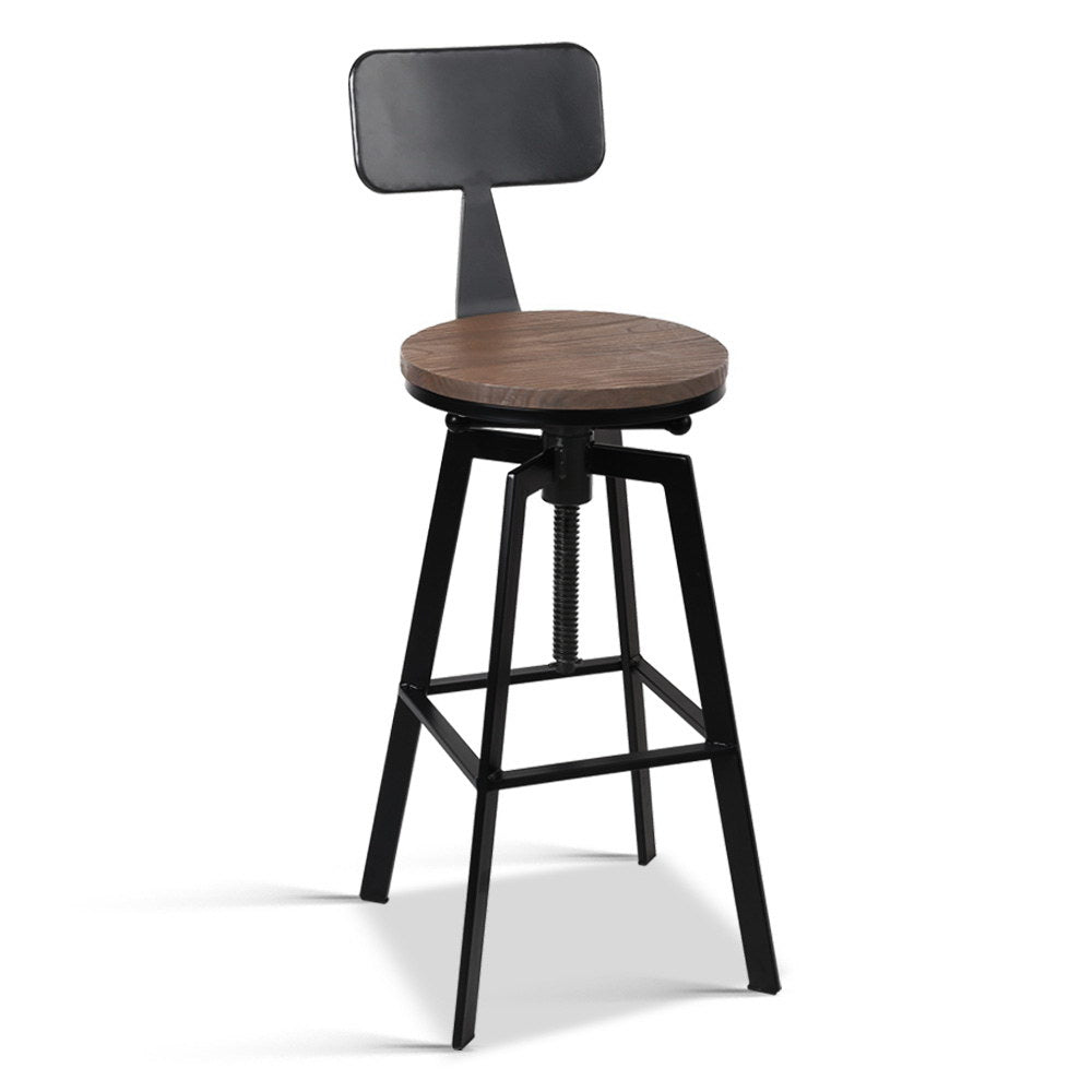 Artiss Bar Stools Kitchen Counter Chairs Vintage Metal Chairs-Bar Stools-PEROZ Accessories