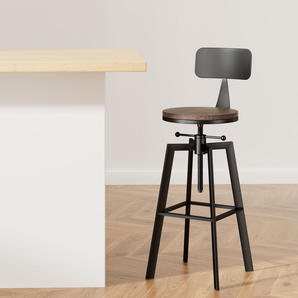 Artiss Bar Stools Kitchen Counter Chairs Vintage Metal Chairs-Bar Stools-PEROZ Accessories