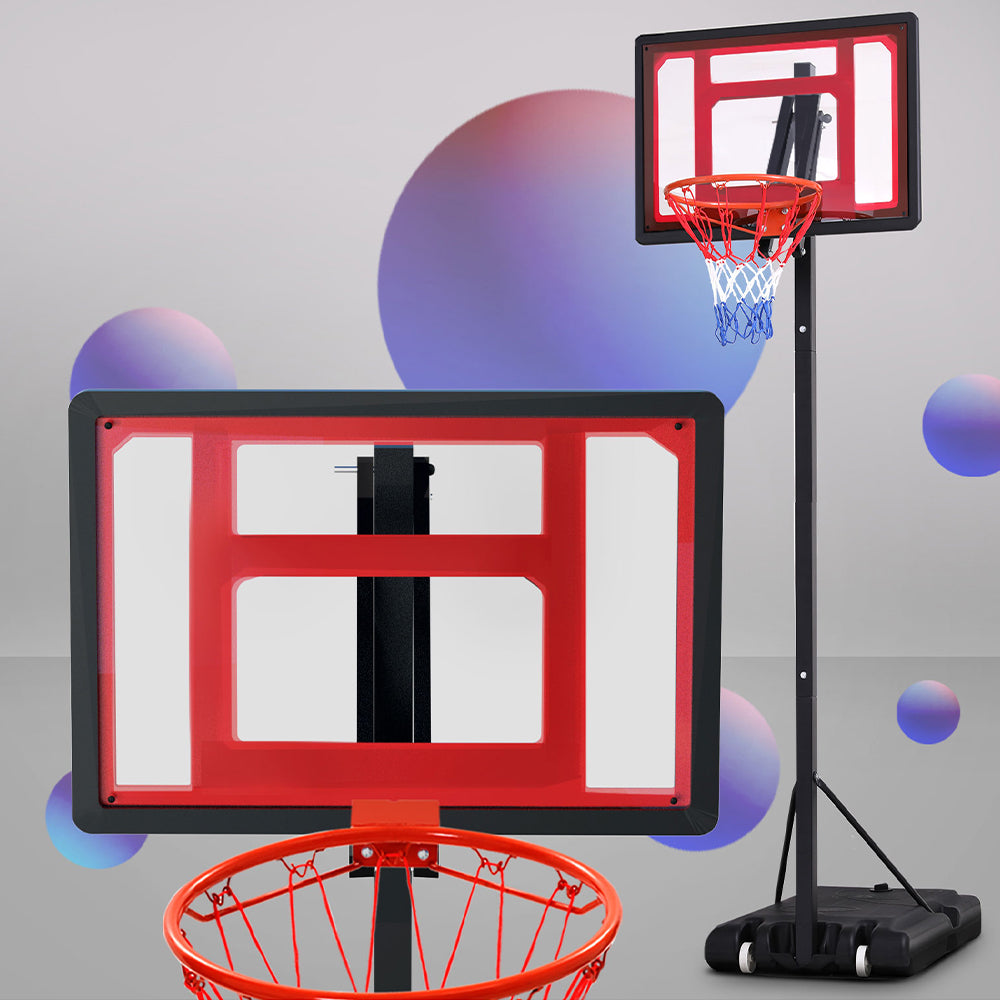 Everfit 2.6M Basketball Hoop Stand System Portable Kid-Sports & Fitness > Basketball & Accessories-PEROZ Accessories