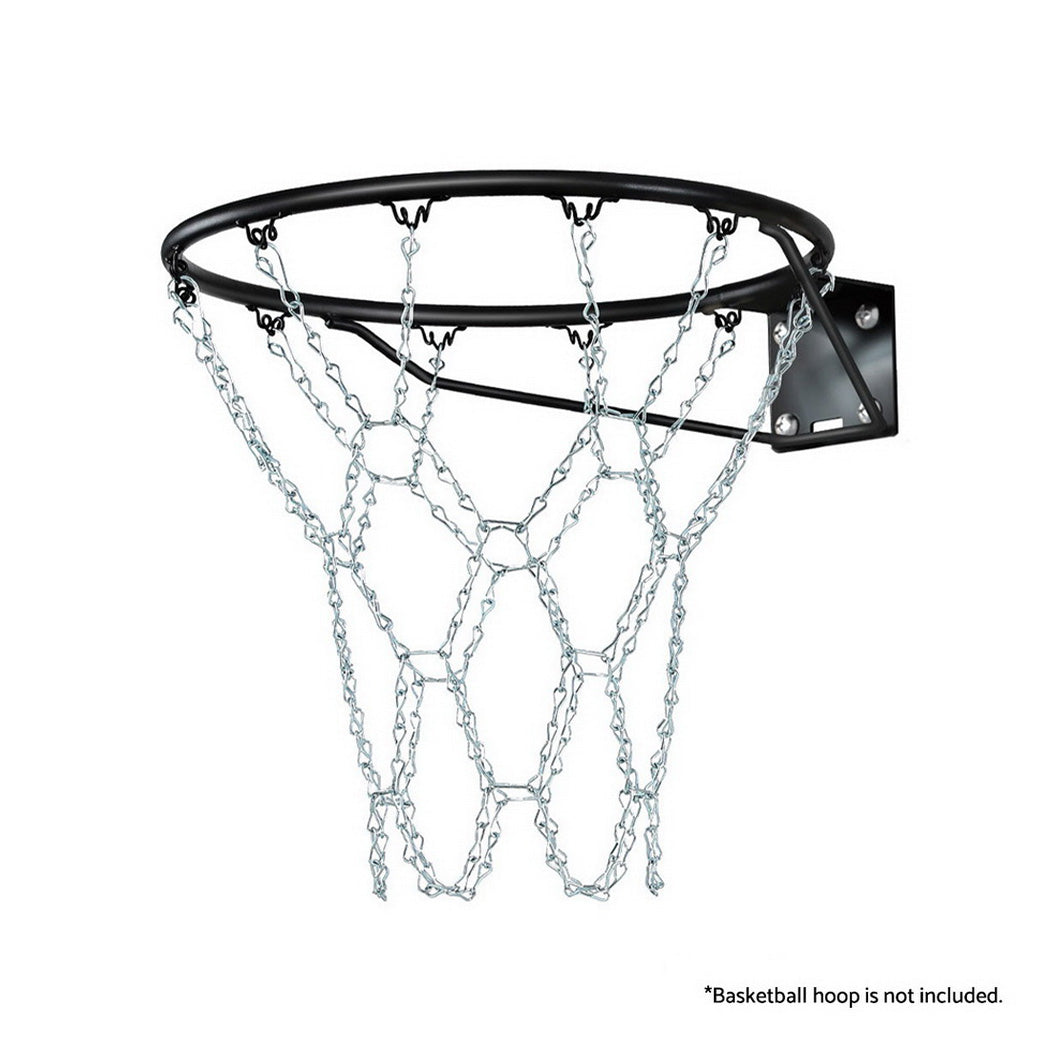Everfit Basketball Ring Metal Braided Chain Net 12 Loop-Sports & Fitness > Basketball & Accessories-PEROZ Accessories