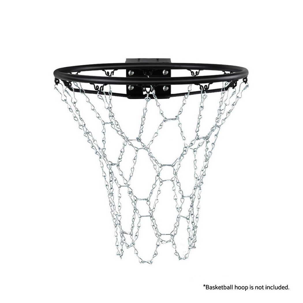 Everfit Basketball Ring Metal Braided Chain Net 12 Loop-Sports & Fitness > Basketball & Accessories-PEROZ Accessories